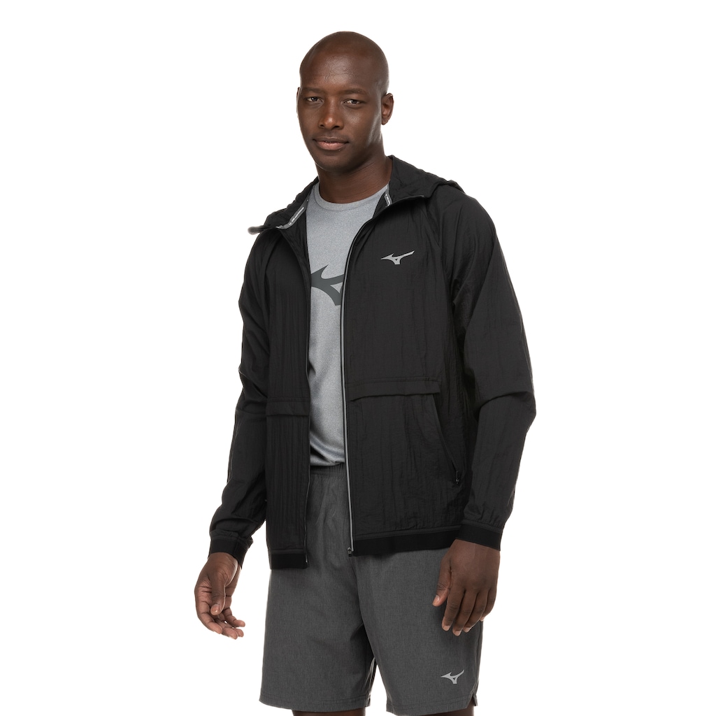 Imagem 4 do produto Jaqueta Corta-Vento Masculina Mizuno com Capuz High