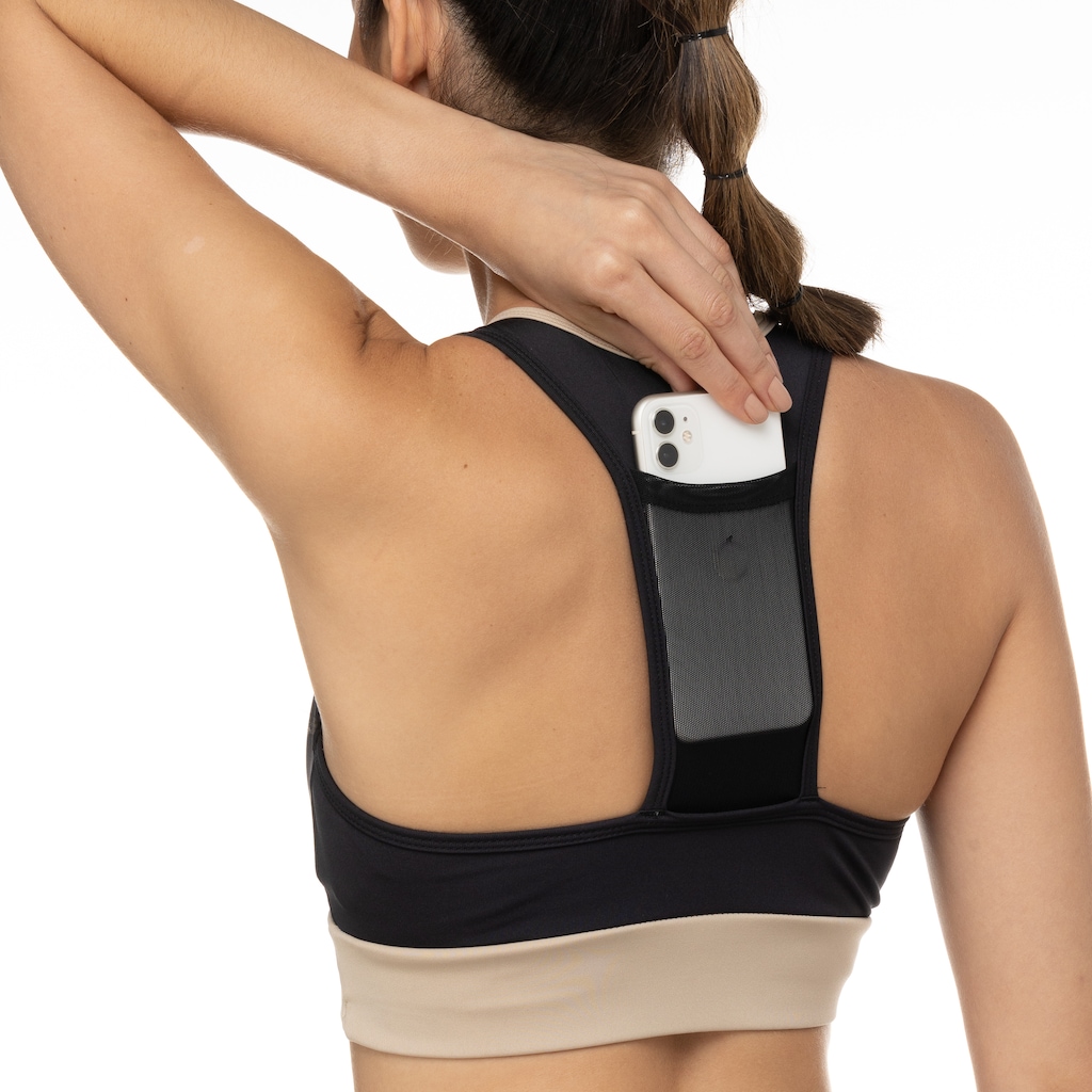 Imagem 3 do produto Top Fitness com Bojo Removível Mizuno Média Sustentação Run Easy 4 - Adulto