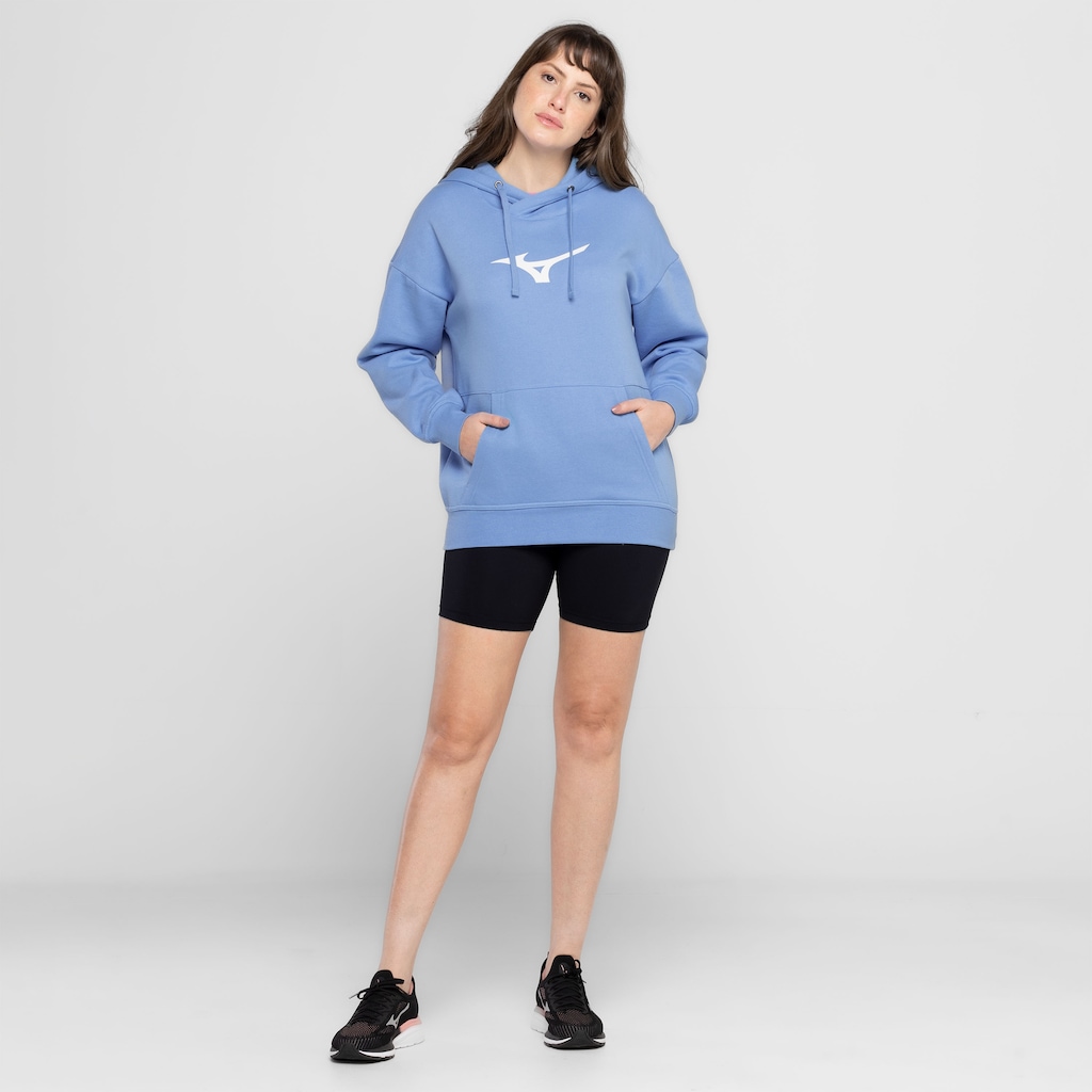 Imagem 3 do produto Blusão Feminino Mizuno com Capuz Big Logo