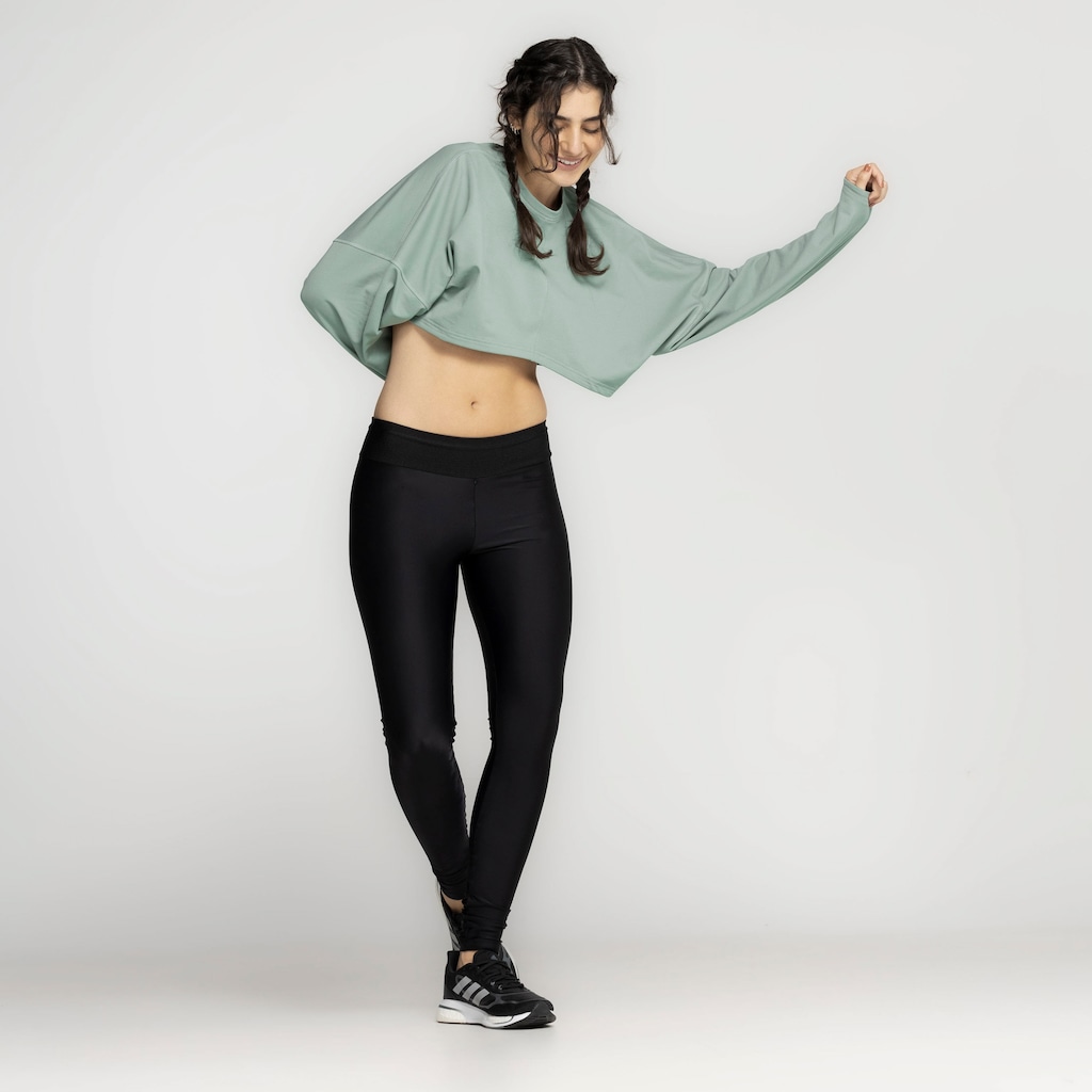 Imagem 4 do produto Blusa Cropped Feminina adidas Yoga Studio