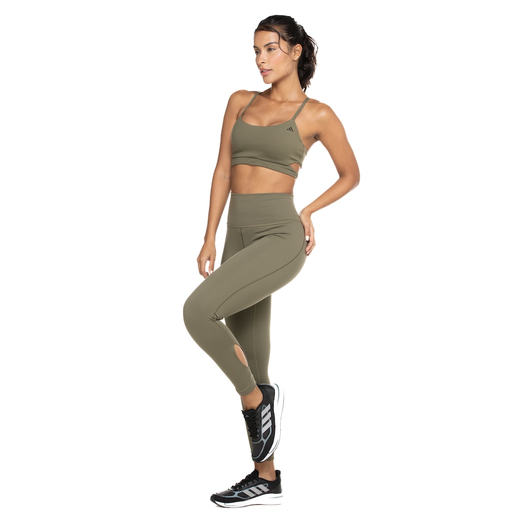 Imagem 4 do produto Top Fitness com Bojo adidas Baixa Sustentação Yoga