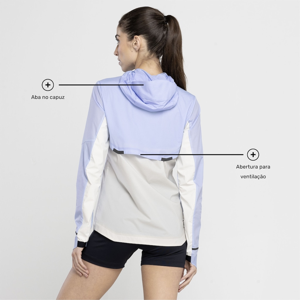Imagem 3 do produto Jaqueta Corta-Vento Feminina On Running com Capuz Weather Jacket