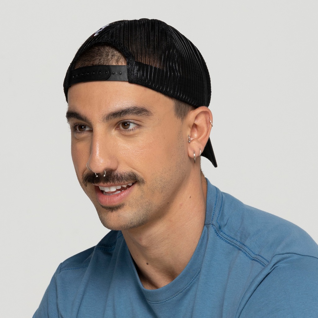 Imagem 5 do produto Boné Aba Curva Fila Snapback Fika Trucker - Adulto