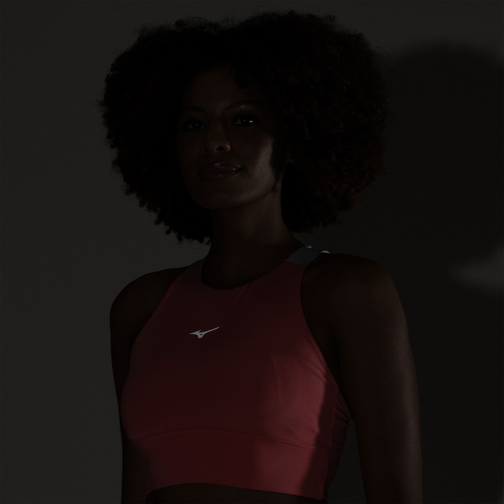 Imagem 5 do produto Top Fitness com Bojo Removível Mizuno Média Sustentação Compress Fit - Adulto