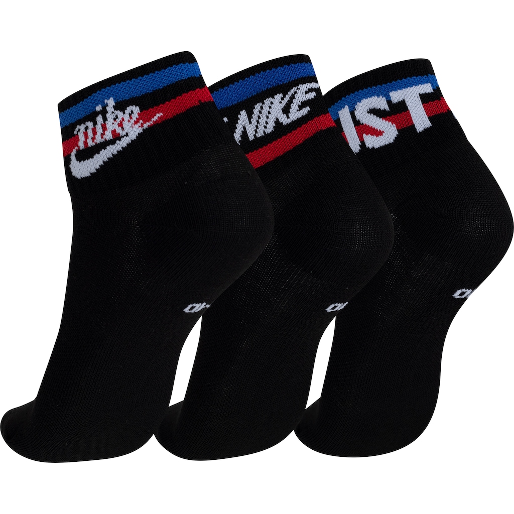 Imagem 2 do produto Kit de Meia Nike Cano Médio Everyday Essential Ankle - Adulto - 3 Pares