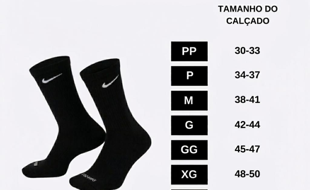 Imagem 4 do produto Kit Meia Nike Everyday Cush Poly Ankle