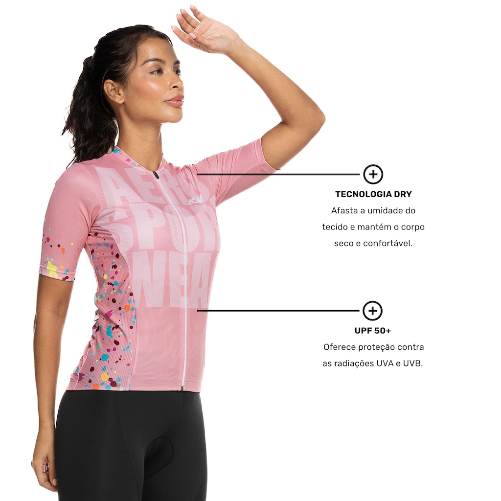 Imagem 2 do produto Camisa de Ciclismo Feminina Asw Versa