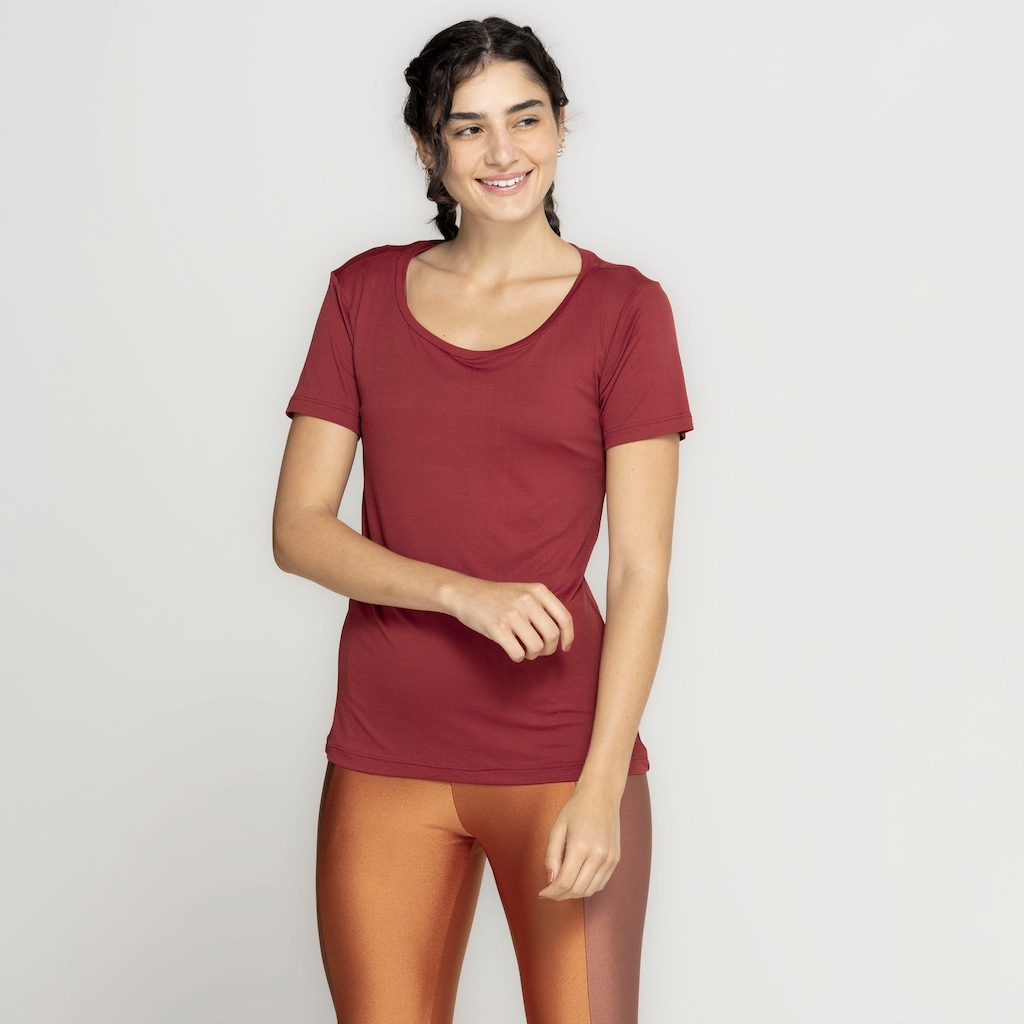 Imagem 3 do produto Camiseta Feminina Lauf Manga Curta Basic Color