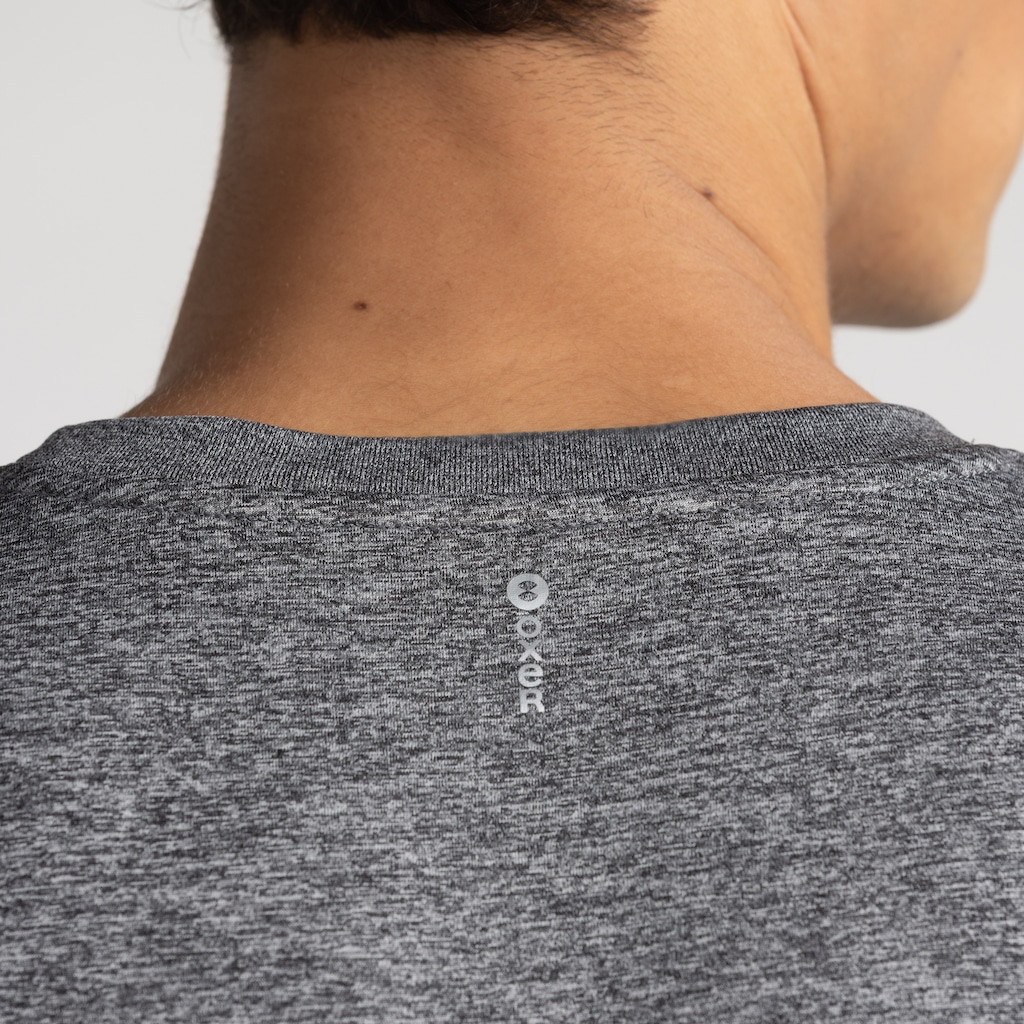 Imagem 4 do produto Camiseta Masculina Oxer Manga Curta Malha Mescla Basic