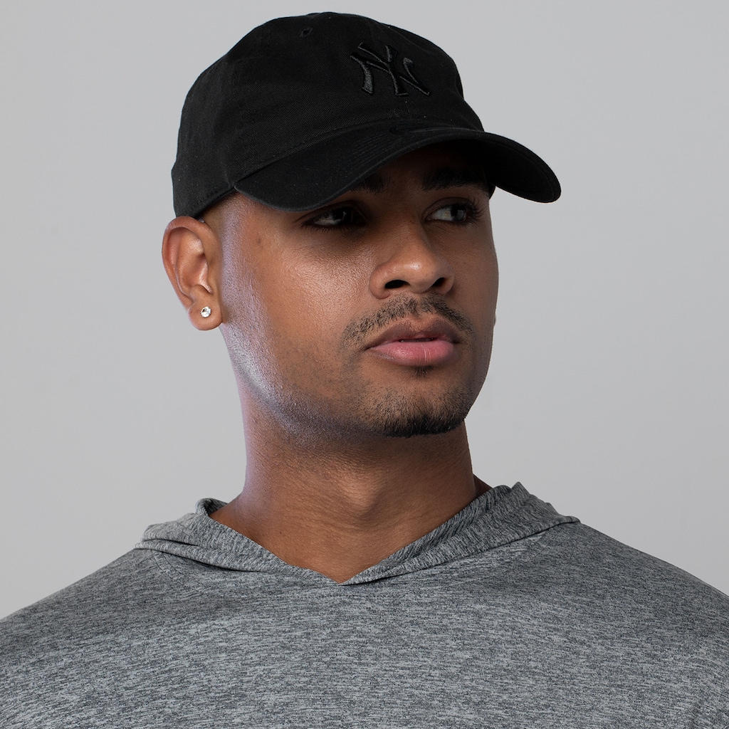Imagem 2 do produto Boné Aba Curva New York Yankees New Era MLB 920 Strapback ST PERM BLK - Adulto