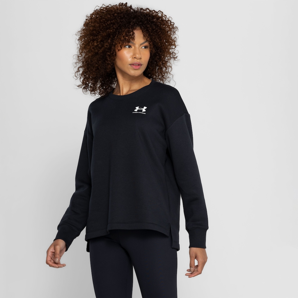 Imagem 4 do produto Blusa de Moletom Feminina Under Armour Rival Fleece Over