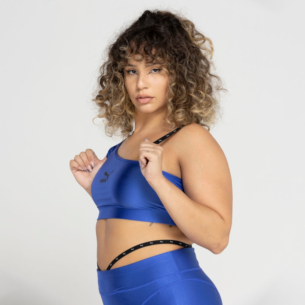 Imagem 3 do produto Top Puma sem Bojo Baixa Sustentação Dare To Crop