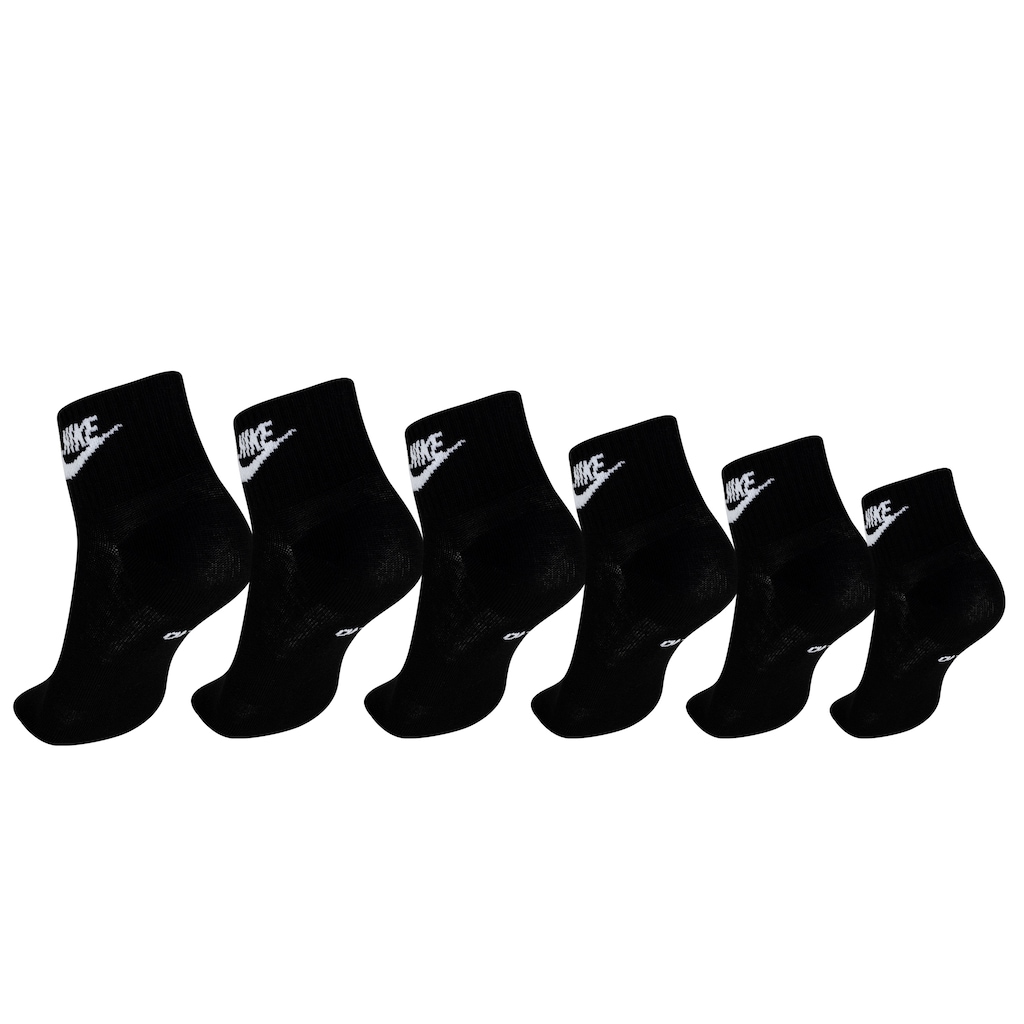 Imagem 2 do produto Kit de Meias Nike Cano Médio Sportswear Everyday Essential Ankle - Adulto - 3 Pares