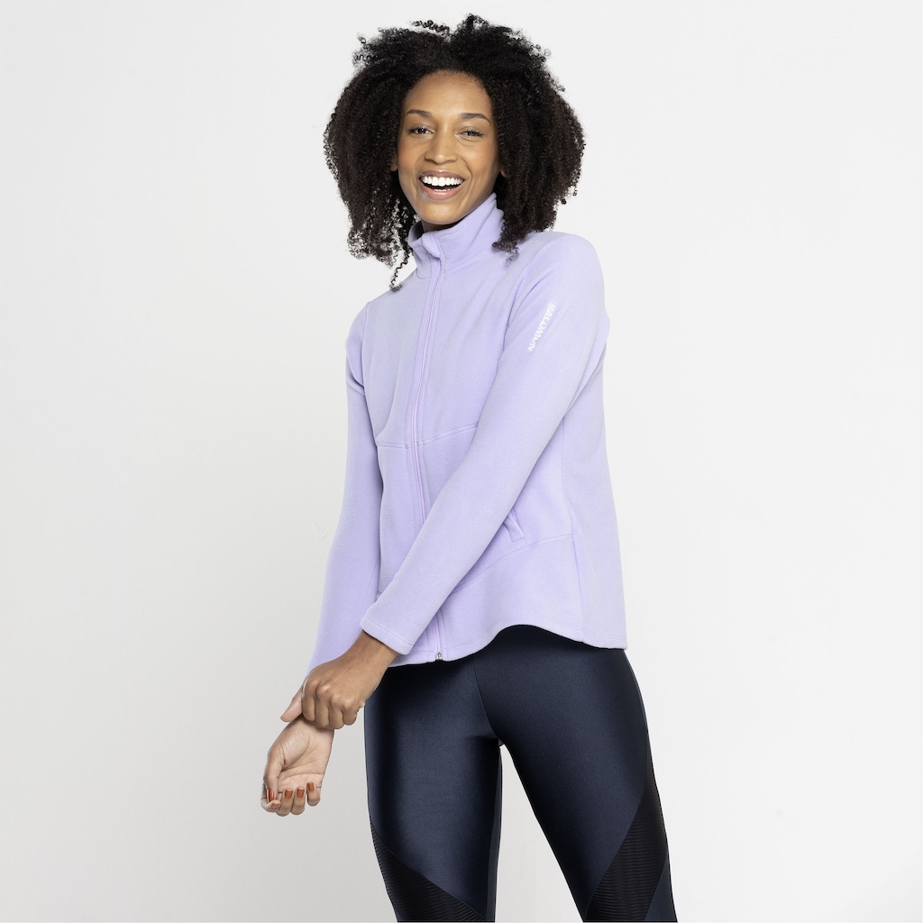Imagem 4 do produto Jaqueta Feminina Salomon com Proteção Solar Fleece Polar Lt Lavander