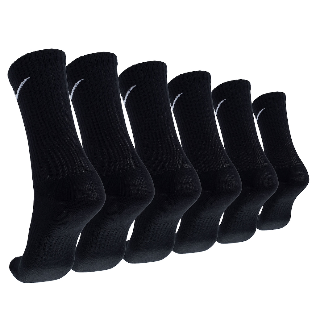 Imagem 2 do produto Kit de Meias Cano Alto Nike Everyday Lightweight Crew com 3 Pares - Adulto