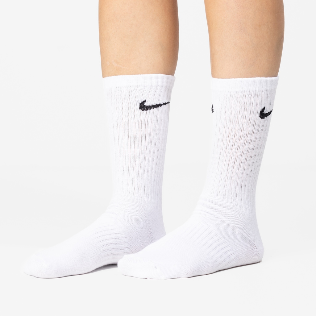 Imagem 3 do produto Kit de Meias Cano Alto Nike Everyday Lightweight Crew com 3 Pares - Adulto