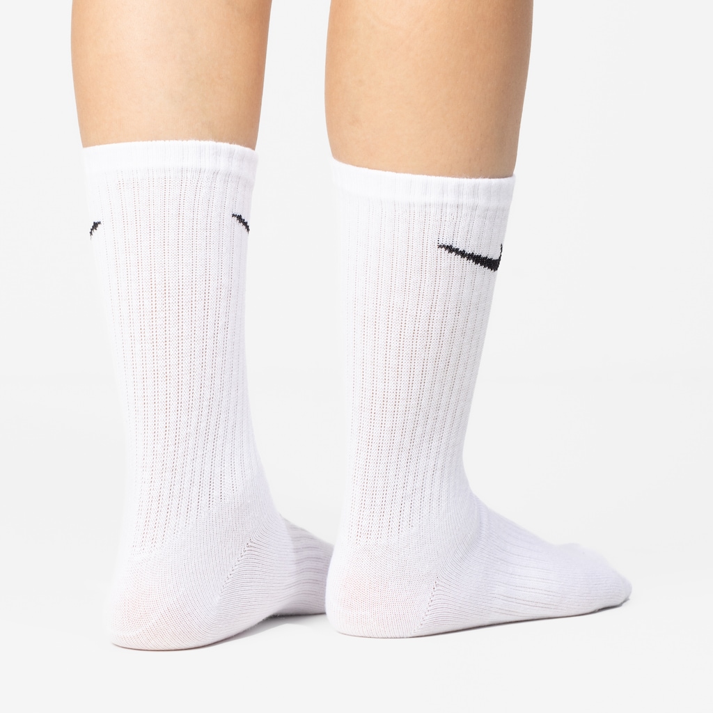Imagem 4 do produto Kit de Meias Cano Alto Nike Everyday Lightweight Crew com 3 Pares - Adulto
