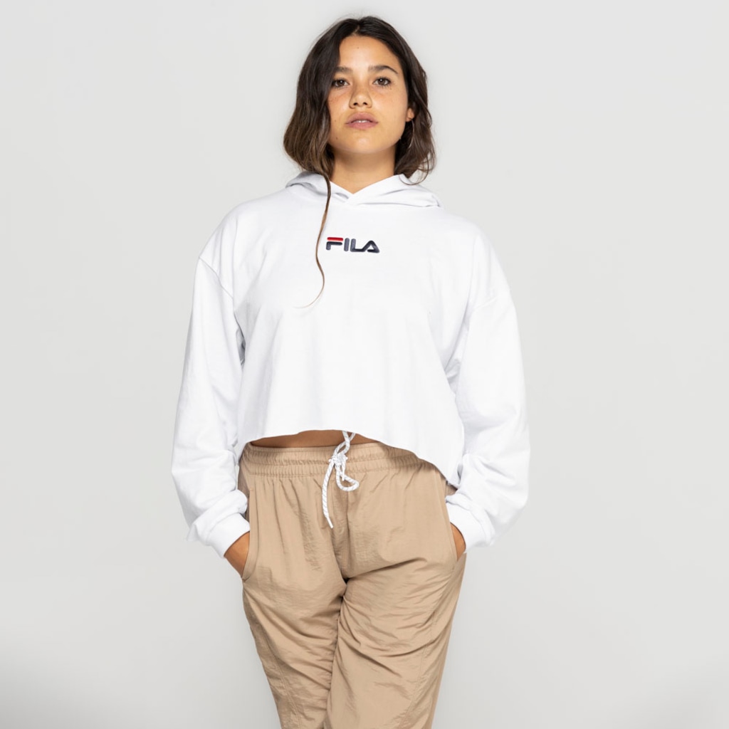 Imagem 2 do produto Blusa Cropped com Capuz Fila Comfort Easy