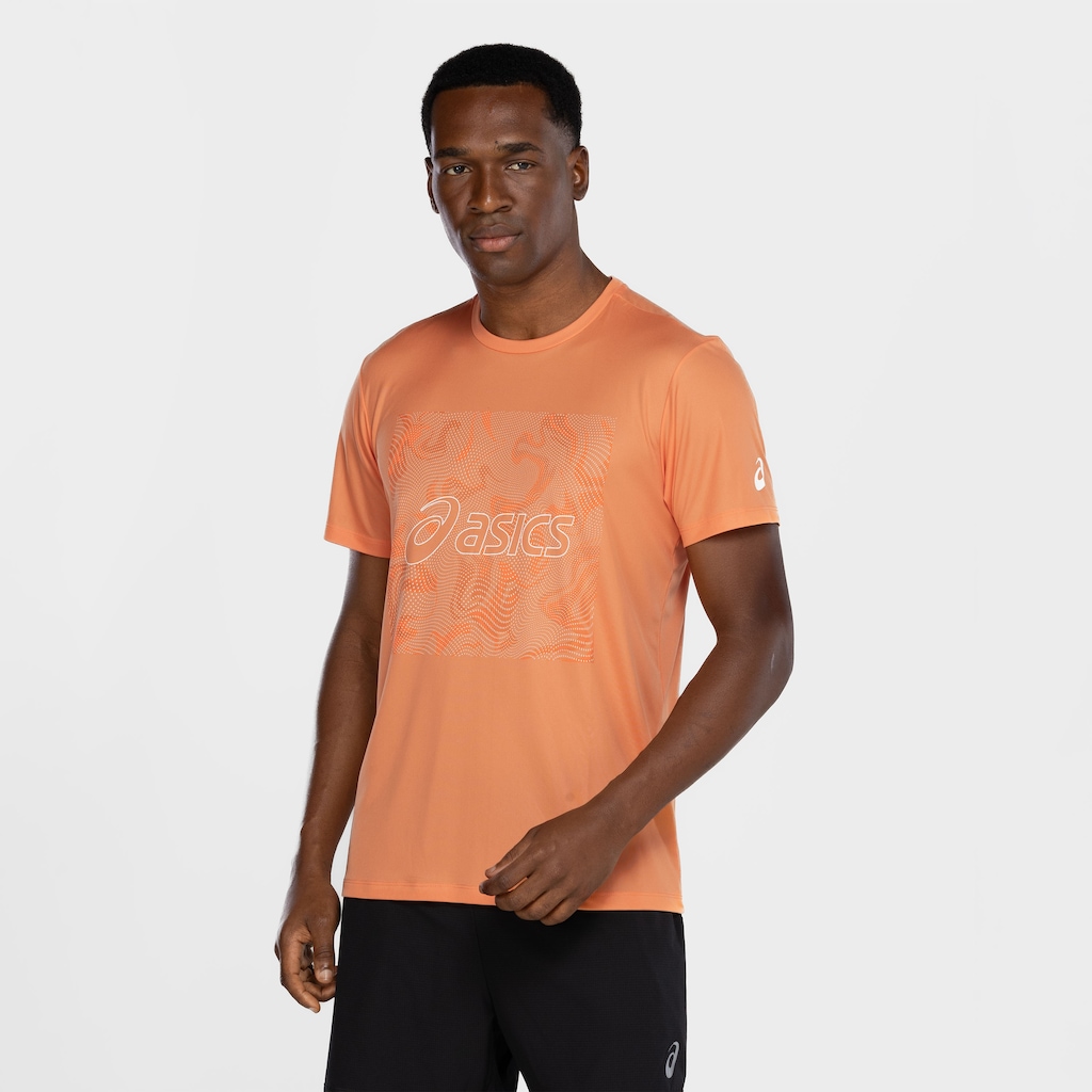 Imagem 4 do produto Camiseta Masculina ASICS Manga Curta Estampa Treino Anti Odor