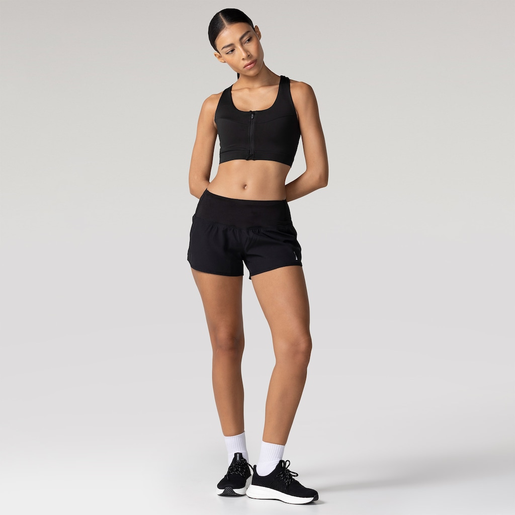 Imagem 3 do produto Top Fitness com Bojo Removível Oxer Alta Sustentação Zíper - Adulto