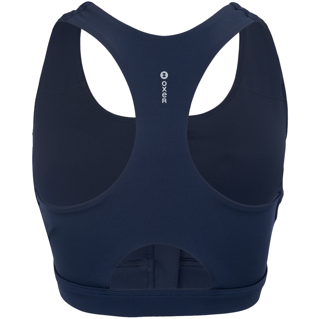 Imagem 2 do produto Top Fitness com Bojo Removível Oxer Alta Sustentação Zíper - Adulto