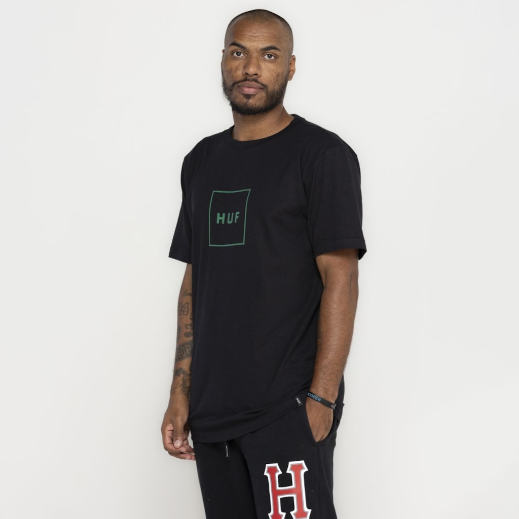 Imagem 3 do produto Camiseta Huf Manga Curta Essentials Box Logo