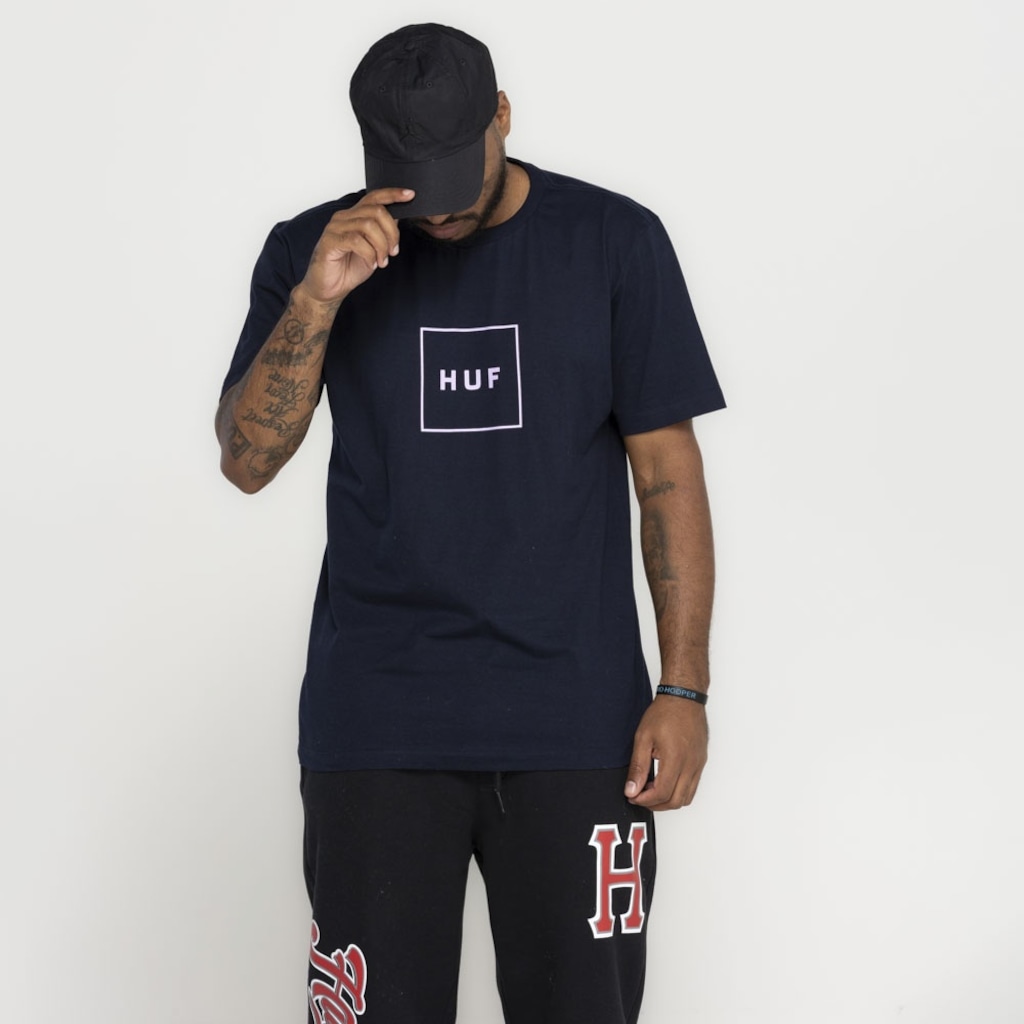 Imagem 2 do produto Camiseta Huf Manga Curta Essentials Box Logo