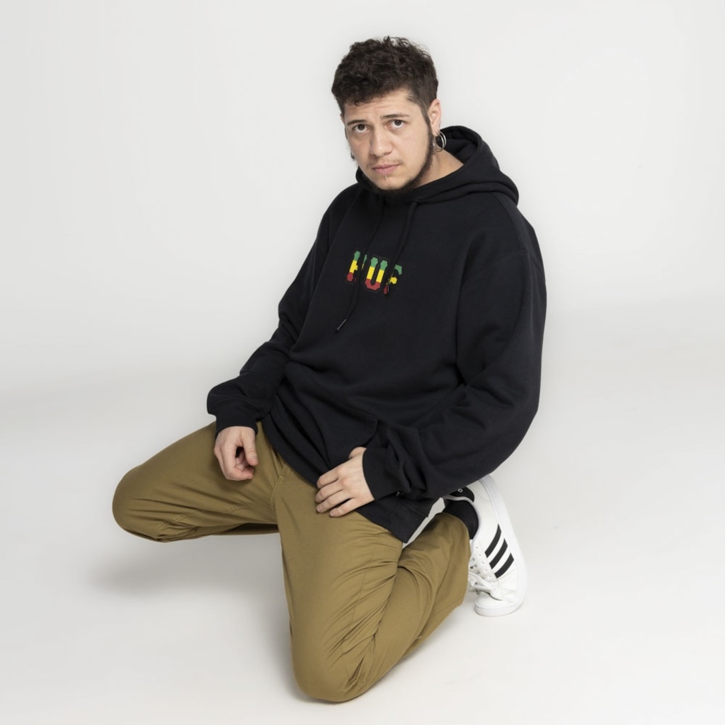 Imagem 5 do produto Blusa de Moletom Huf com Capuz Careca Righteous