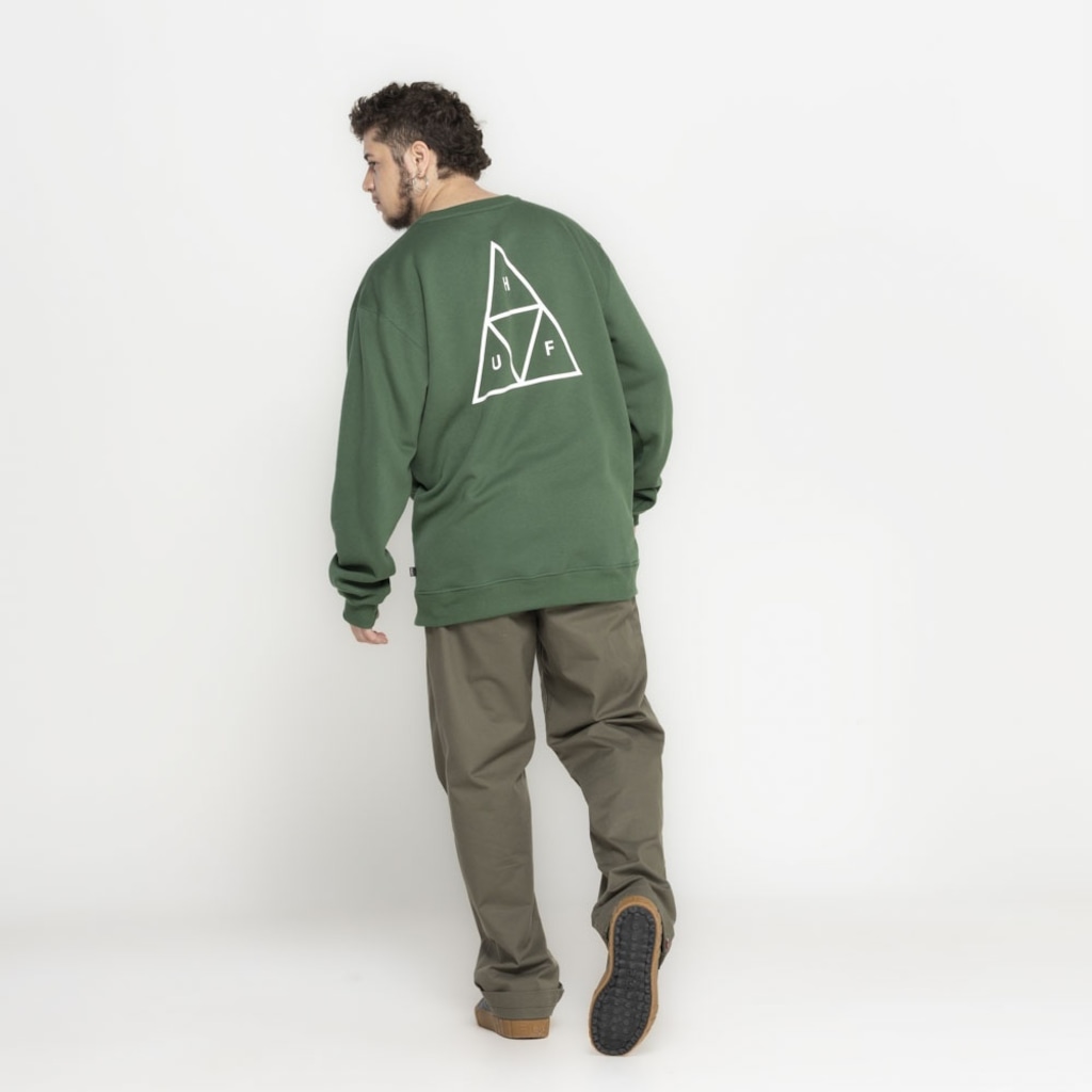 Imagem 5 do produto Blusa de Moletom Huf Careca Essentials TT Crew