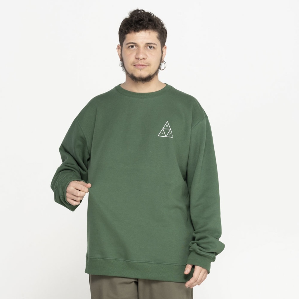 Imagem 2 do produto Blusa de Moletom Huf Careca Essentials TT Crew