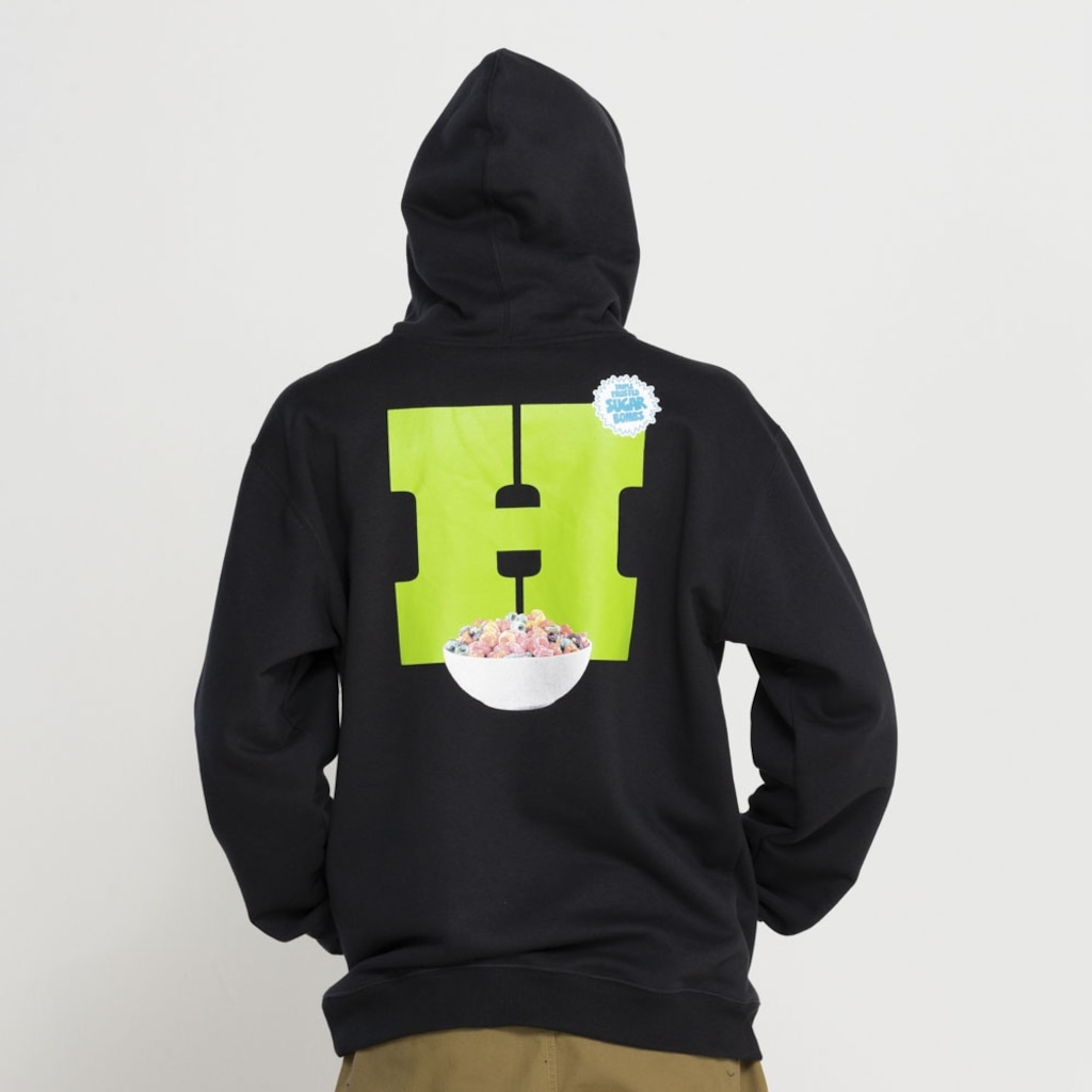 Imagem 4 do produto Blusa de Moletom Huf com Capuz Canguru Cereal Killer