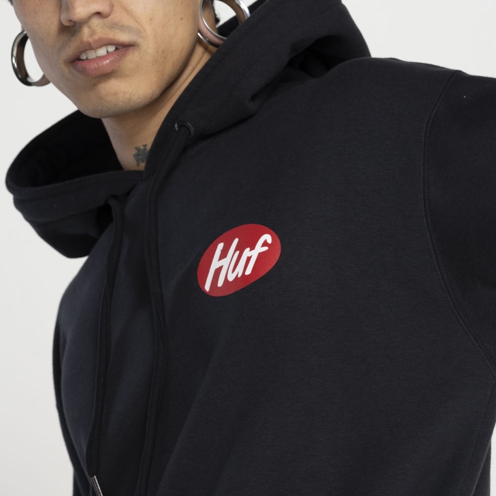 Imagem 5 do produto Blusa de Moletom Huf com Capuz Canguru Cereal Killer