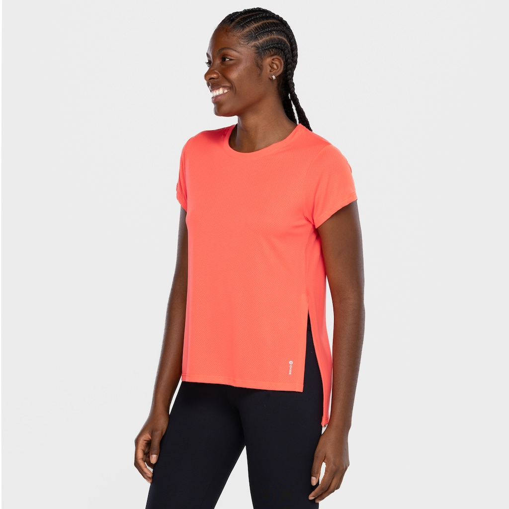 Imagem 4 do produto Camiseta Oxer Feminina Alongada Abertura Lateral