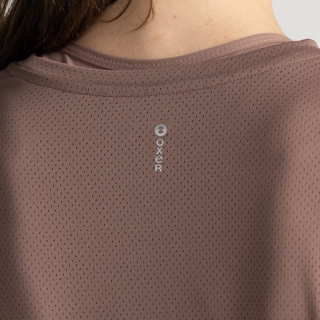 Imagem 4 do produto Camiseta Oxer Feminina Alongada Abertura Lateral