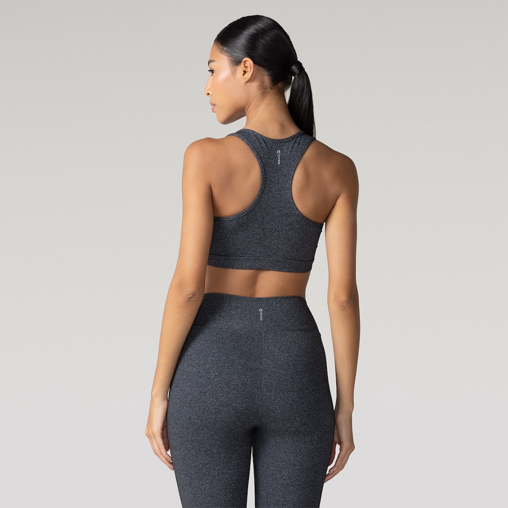 Imagem 2 do produto Top Fitness com Bojo Removivel Oxer Média Sustentação Bartak Mescla - Adulto