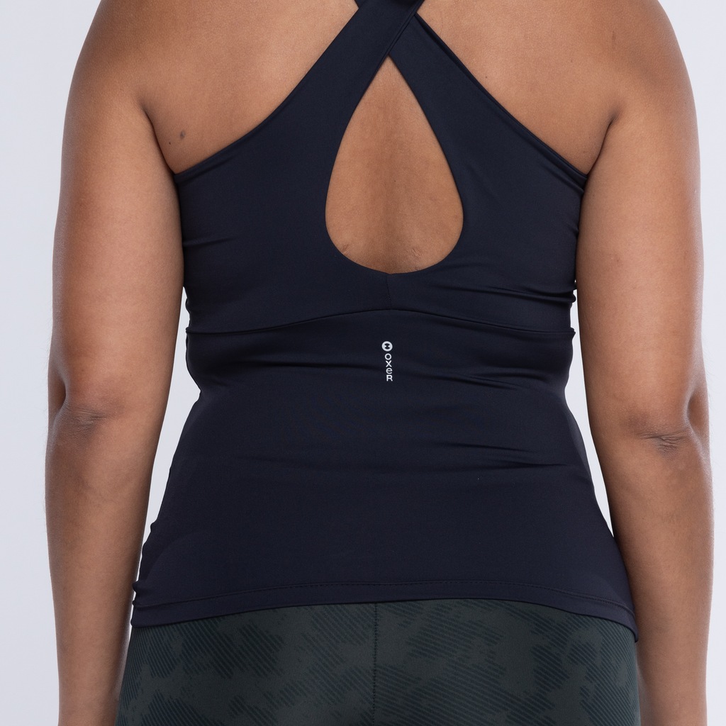Imagem 3 do produto Camiseta Regata Feminina Oxer Alça Cruzada