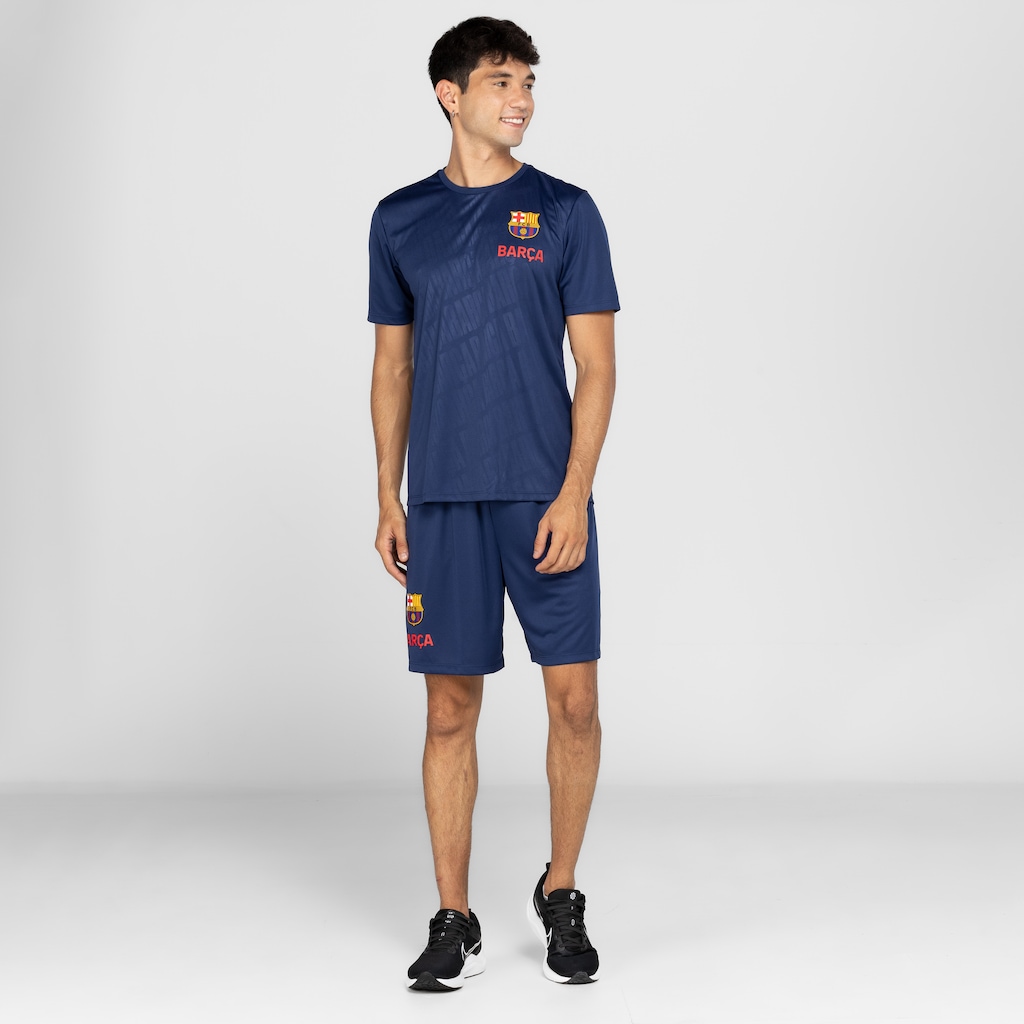 Imagem 3 do produto Camiseta Barcelona Masculina Embossed