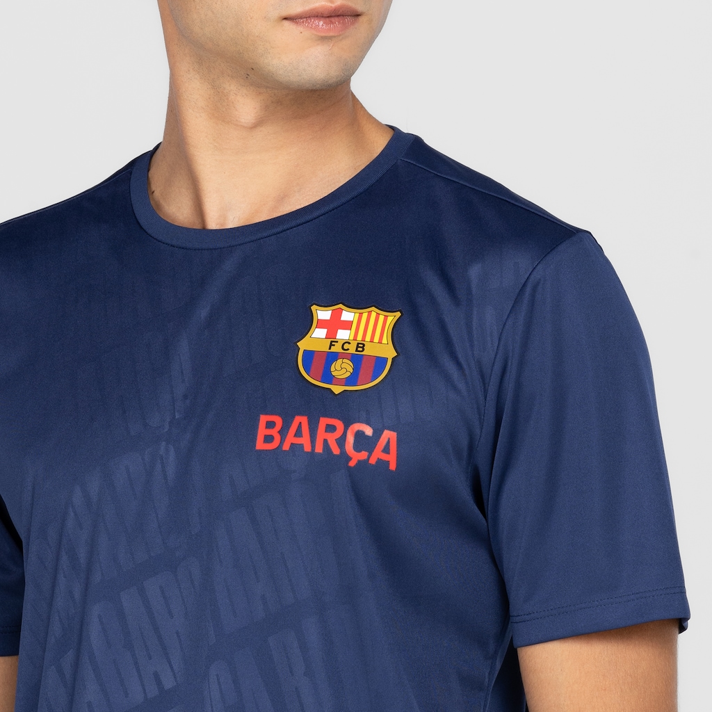 Imagem 5 do produto Camiseta Barcelona Masculina Embossed