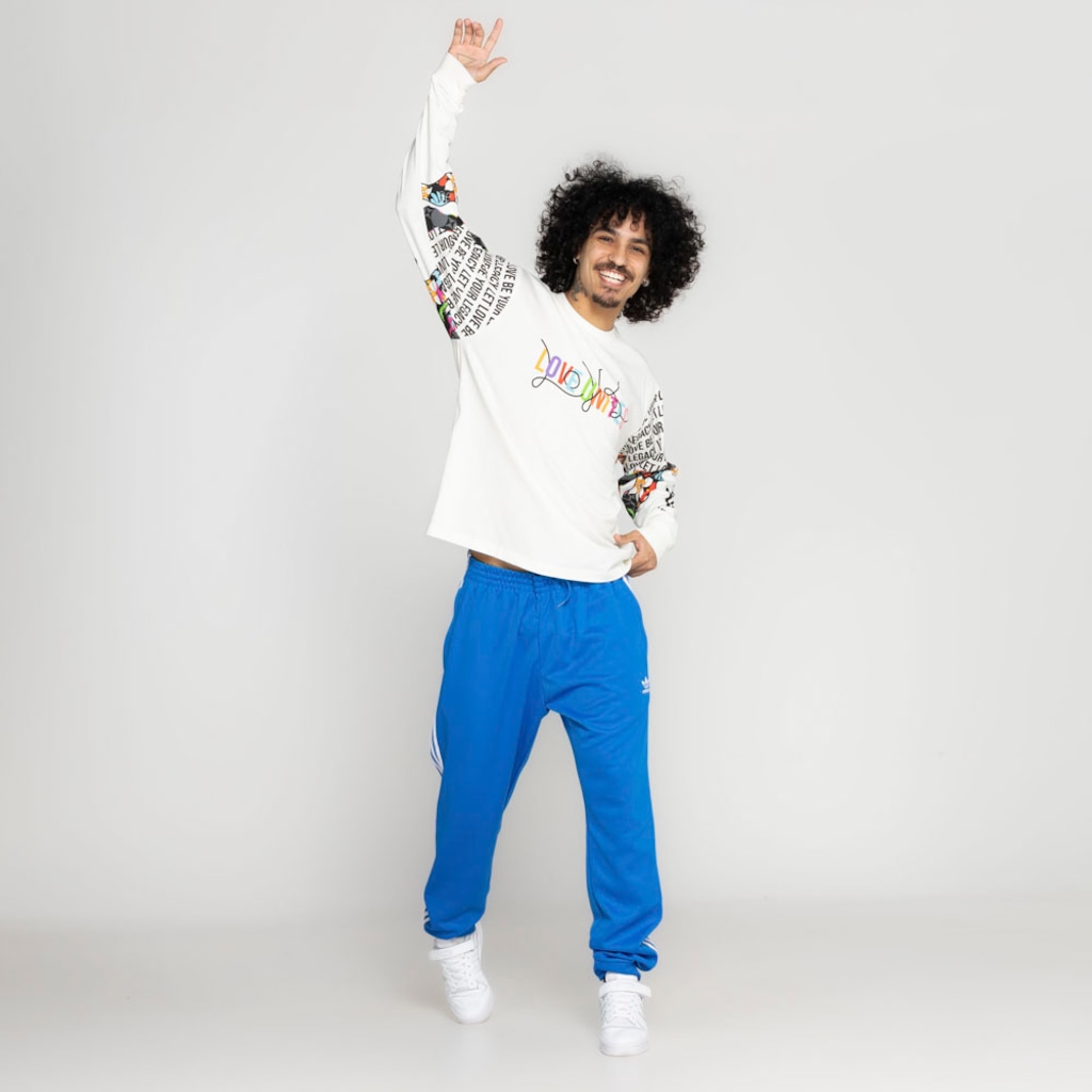 Imagem 2 do produto Camiseta adidas Manga Longa Pride
