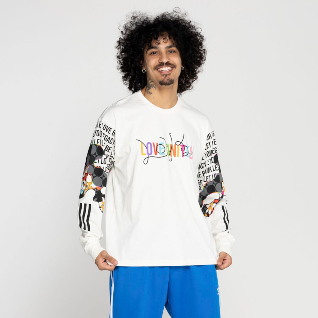 Imagem 3 do produto Camiseta adidas Manga Longa Pride