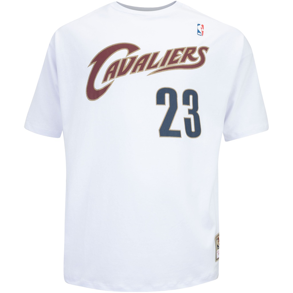 Imagem 5 do produto Camiseta Lebron James do Cleveland Cavaliers Mitchell & Ness Masculina Flame Logo