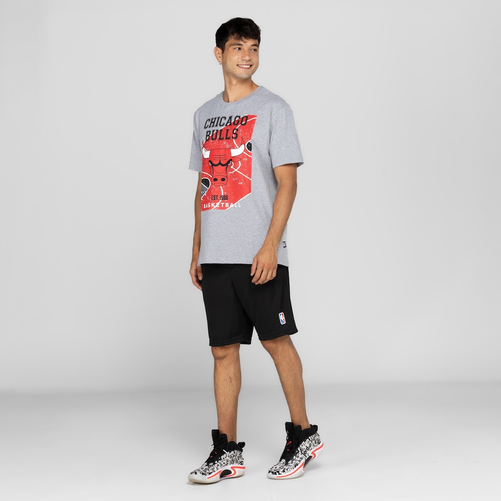 Imagem 3 do produto Camiseta Chicago Bulls Masculina NBA Manga Curta Backcourt