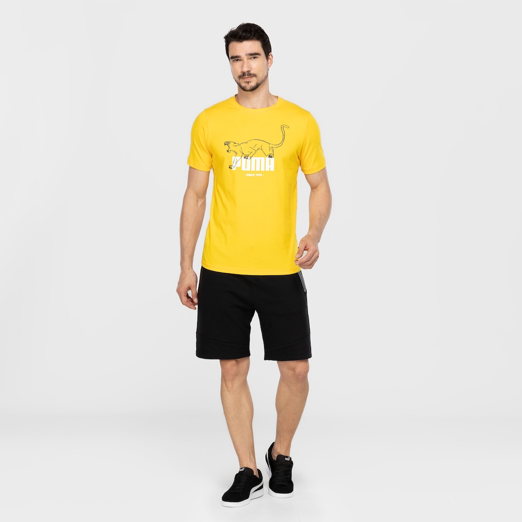 Imagem 3 do produto Camiseta Masculina Puma Manga Curta Graphics Animal