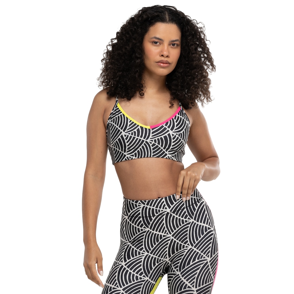 Imagem 1 do produto Top Fitness com Bojo Puma Baixa Sustentação Lemlem Low Impact BRA - Adulto