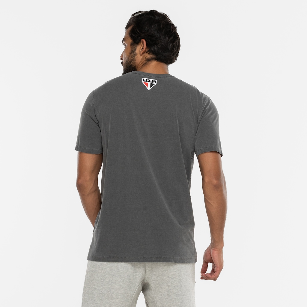 Imagem 2 do produto Camiseta do São Paulo Masculina Lavada Estádio
