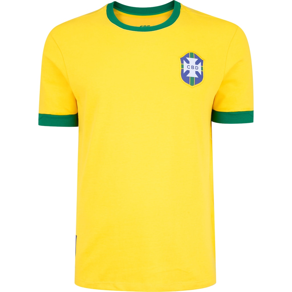 Imagem 3 do produto Camiseta da Seleção do Brasil CBD Retrô 70 Masculina
