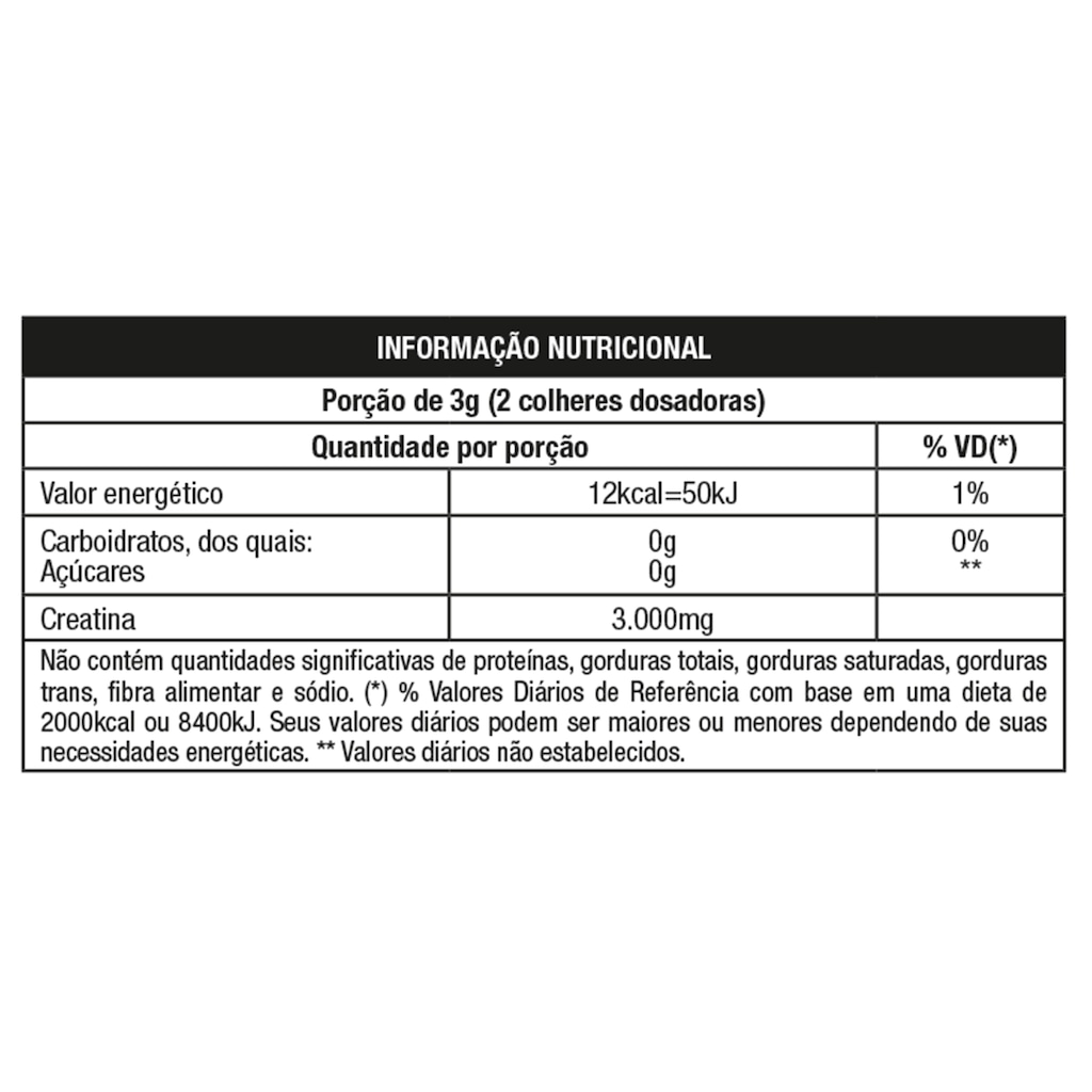 Imagem 2 do produto Creatina Nutrata UP Monohidratada - 300 g
