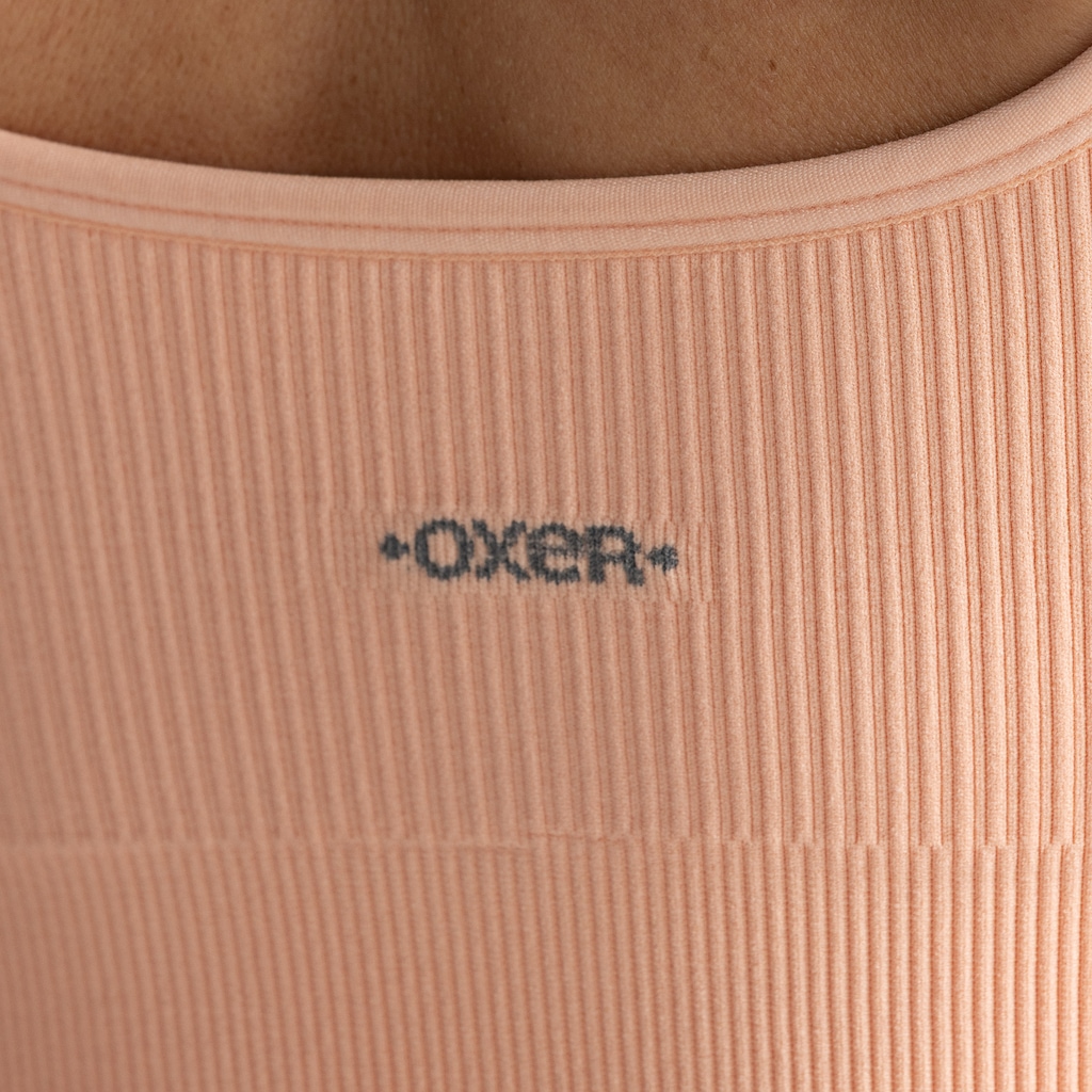Imagem 5 do produto Top Fitness sem Bojo Oxer Média Sustentação Canelado Sem Costura