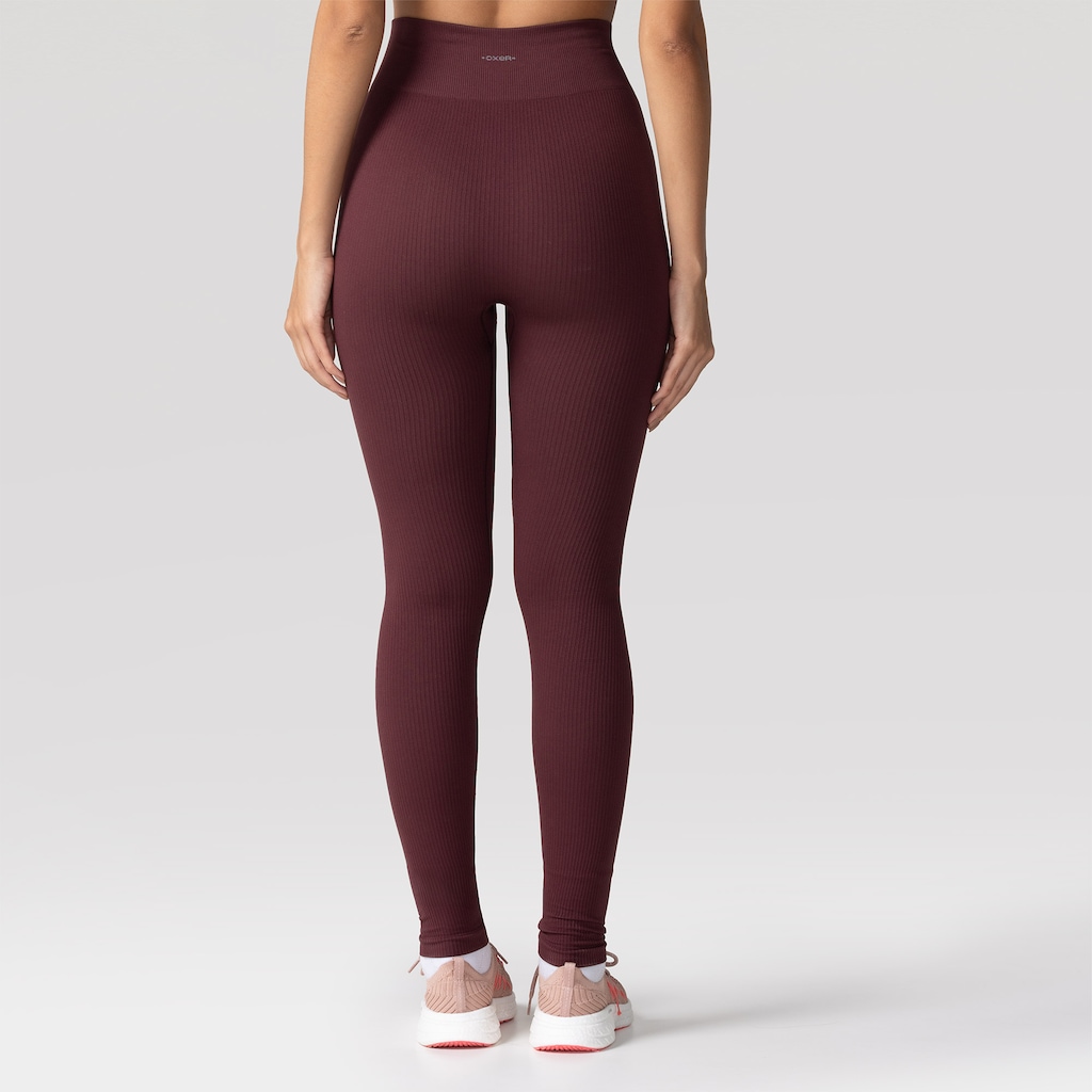 Imagem 2 do produto Calça Legging Feminina Oxer Canelada Sem Costura