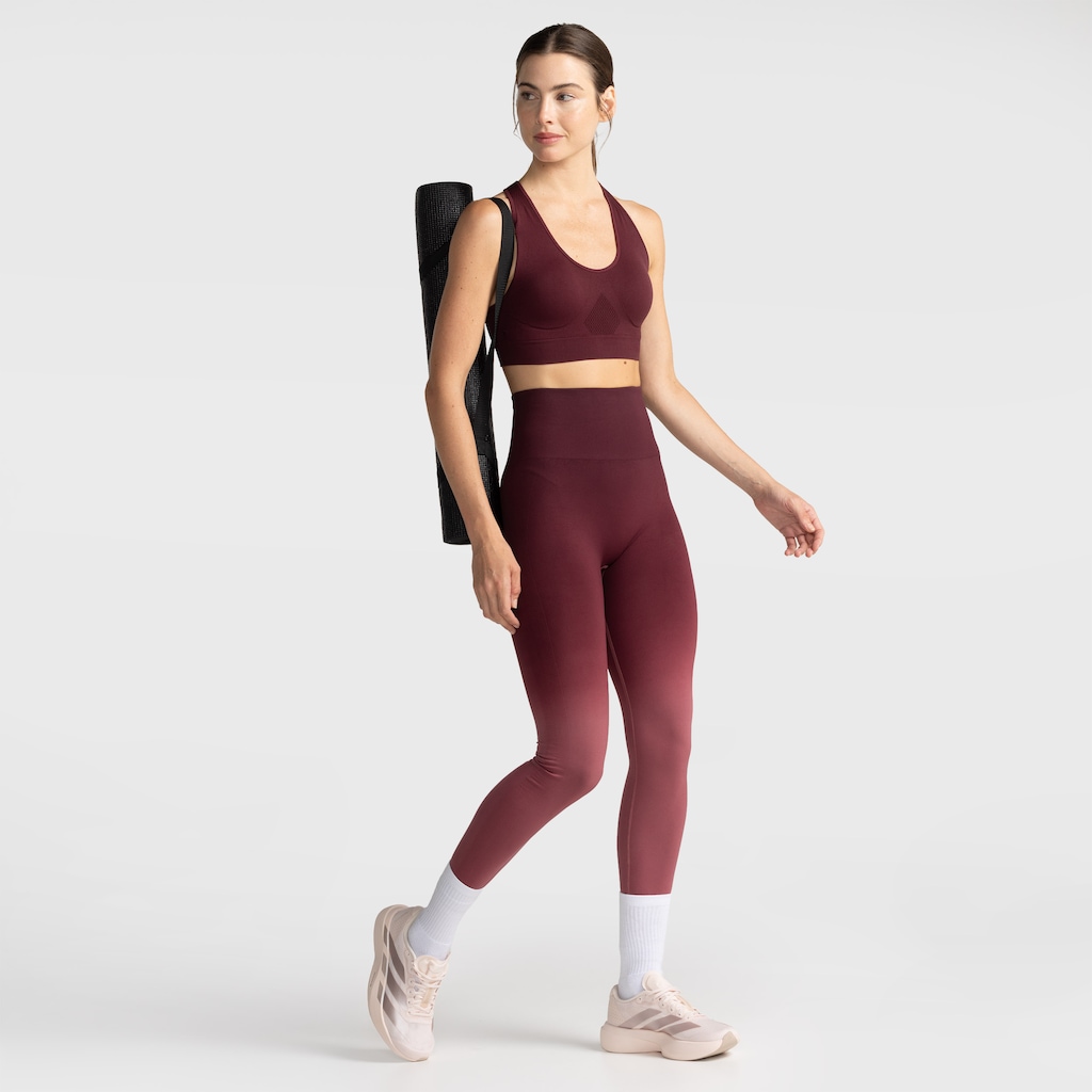Imagem 3 do produto Top Fitness com Bojo Removível Oxer Baixa Sustentação Nadador Sem Costura Adulto